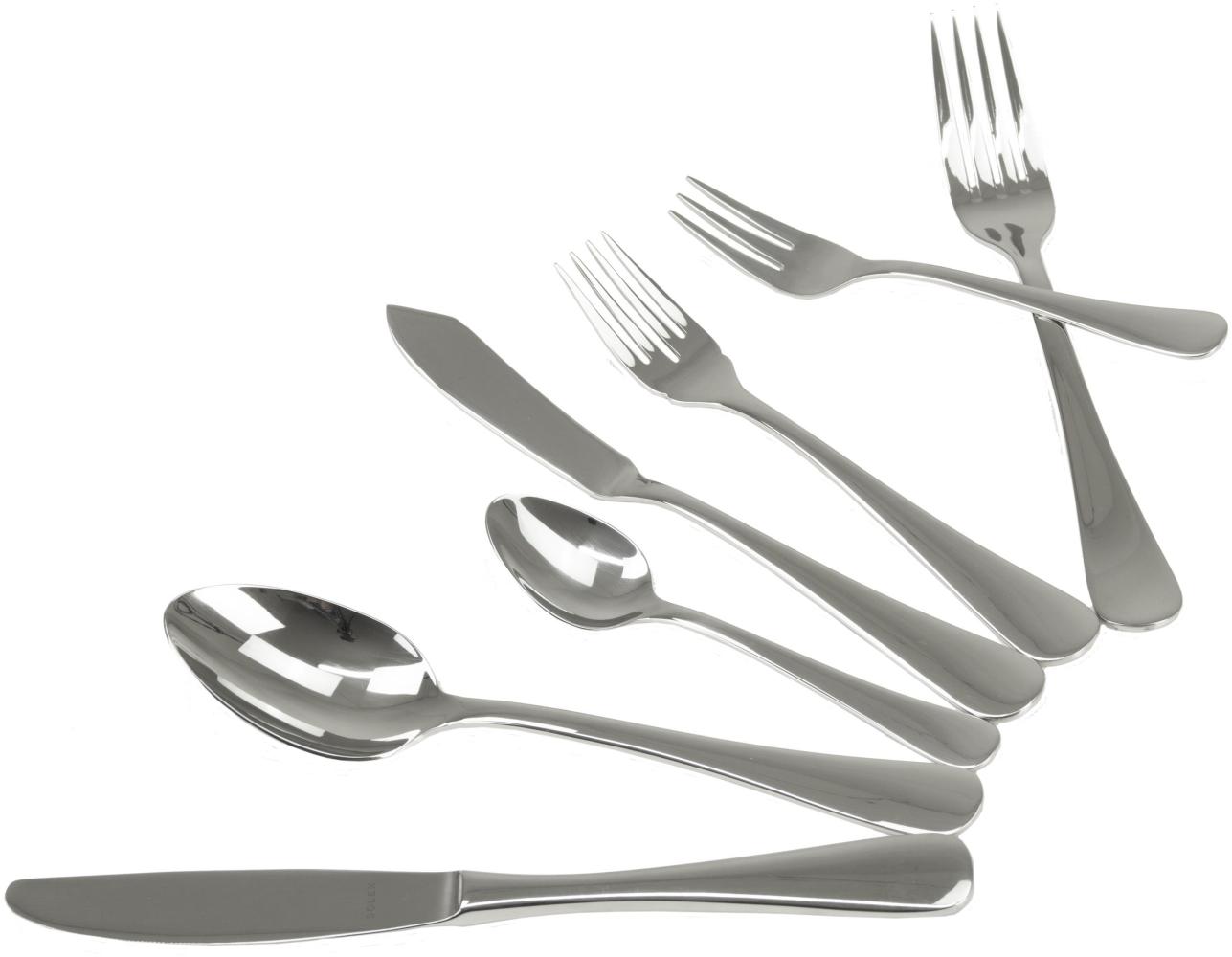 Solex Julia Besteckset 84 teilig für 12 Personen inklusive Fischbesteck Bild 1