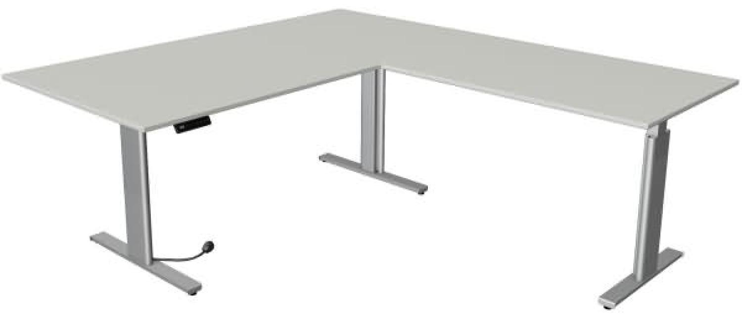 Kerkmann Sitz-/Stehtisch Move 3 BxT 200x180cm (mit Anbautisch) silber/ Bild 1