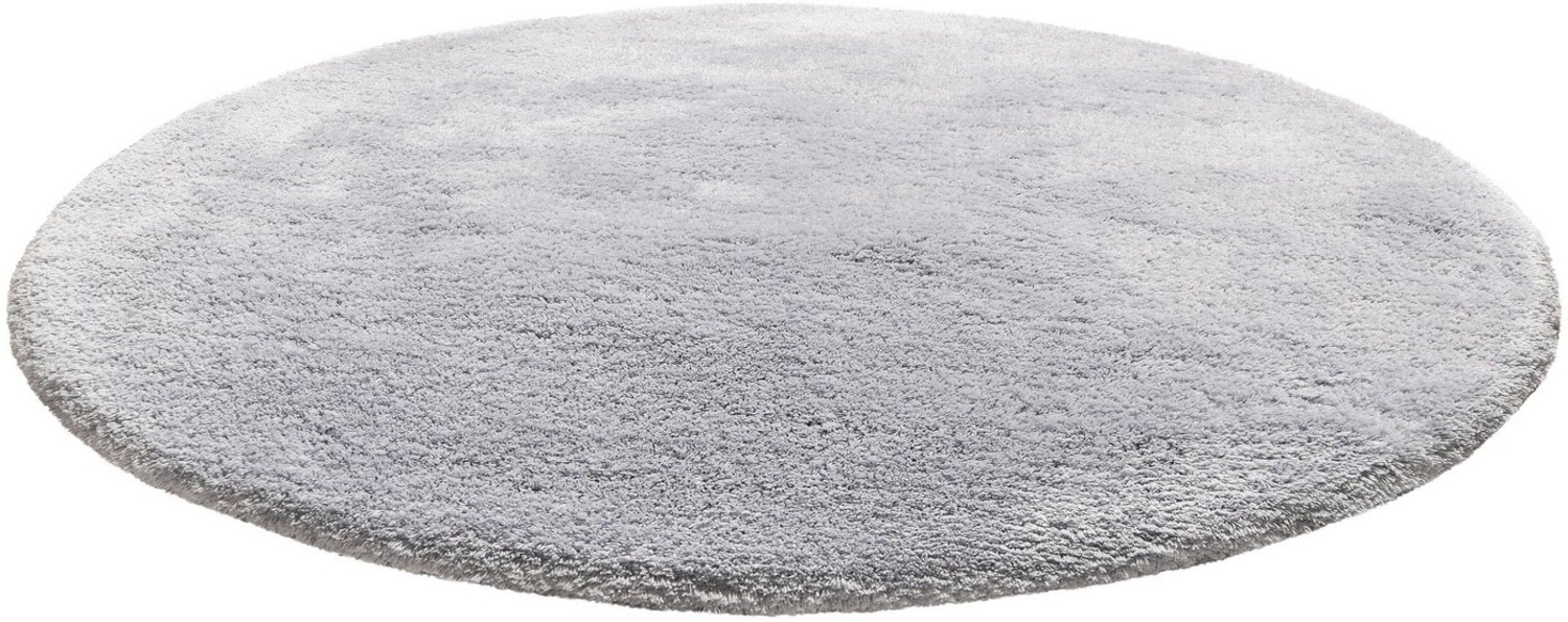 Homie Living Badematte Porto Azzurro, Höhe 30 mm, rutschhemmend beschichtet, fußbodenheizungsgeeignet, schnell trocknend, Polyester, rund, Badteppich, uni, rechteckig & rund, waschbar, Badezimmerteppich Bild 1
