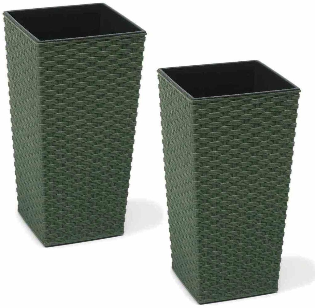 SIENA GARDEN Eco Paris 2er Set 25cm grün Bild 1