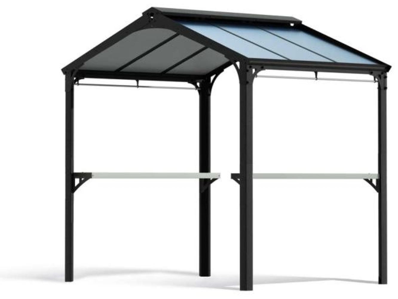 Palram - Canopia Aluminium Grillpavillon Austin BBQ 2400 | anthrazit | 181x240x249 cm Bild 1