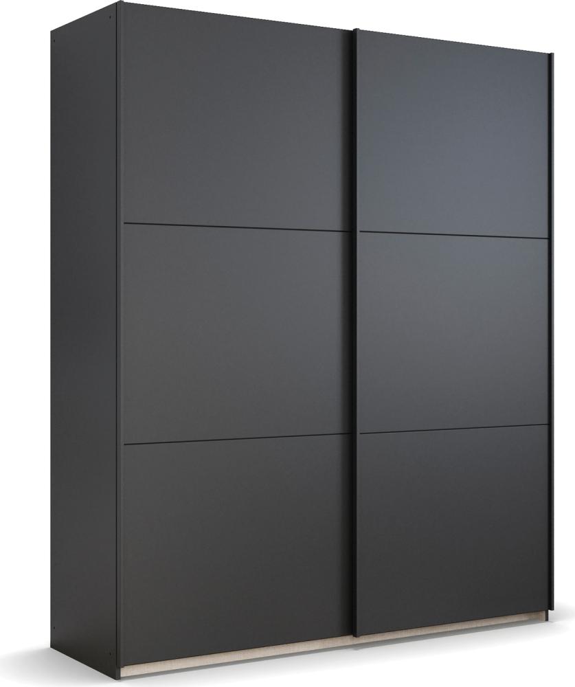 rauch Kleiderschrank; Schwebetürenschrank KRONACH, 2-türig, Graumetallic, 175x210x59xcm Bild 1