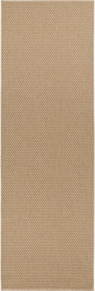 Flachgewebe Läufer Nature Beige - 80x150x0,5cm Bild 1