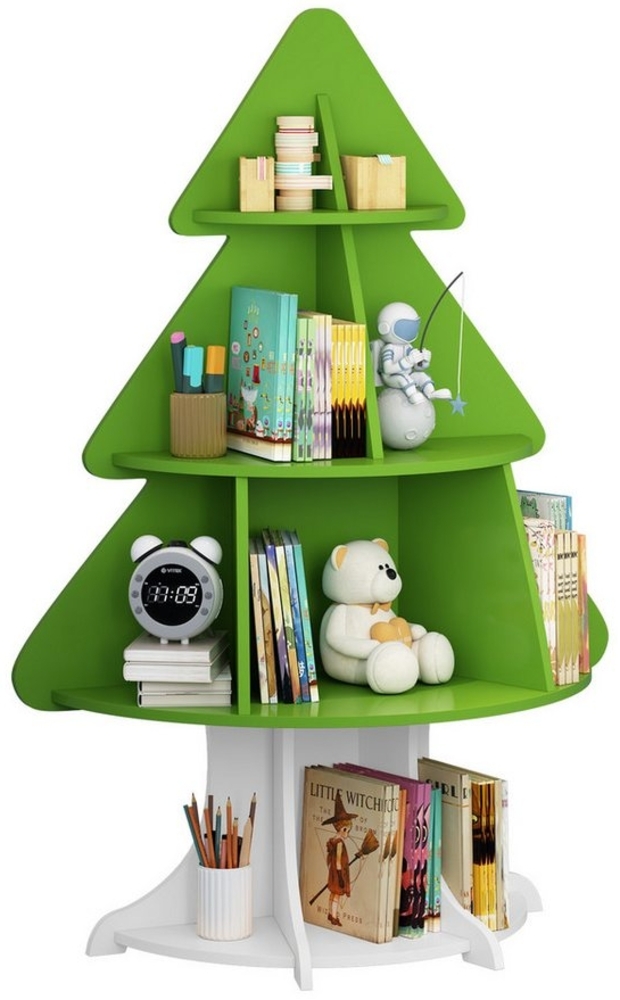 radelldar Kinderregal Bücherregal Kinder Tonie Regal mit Ablage, Spielzeug Organizer Bild 1