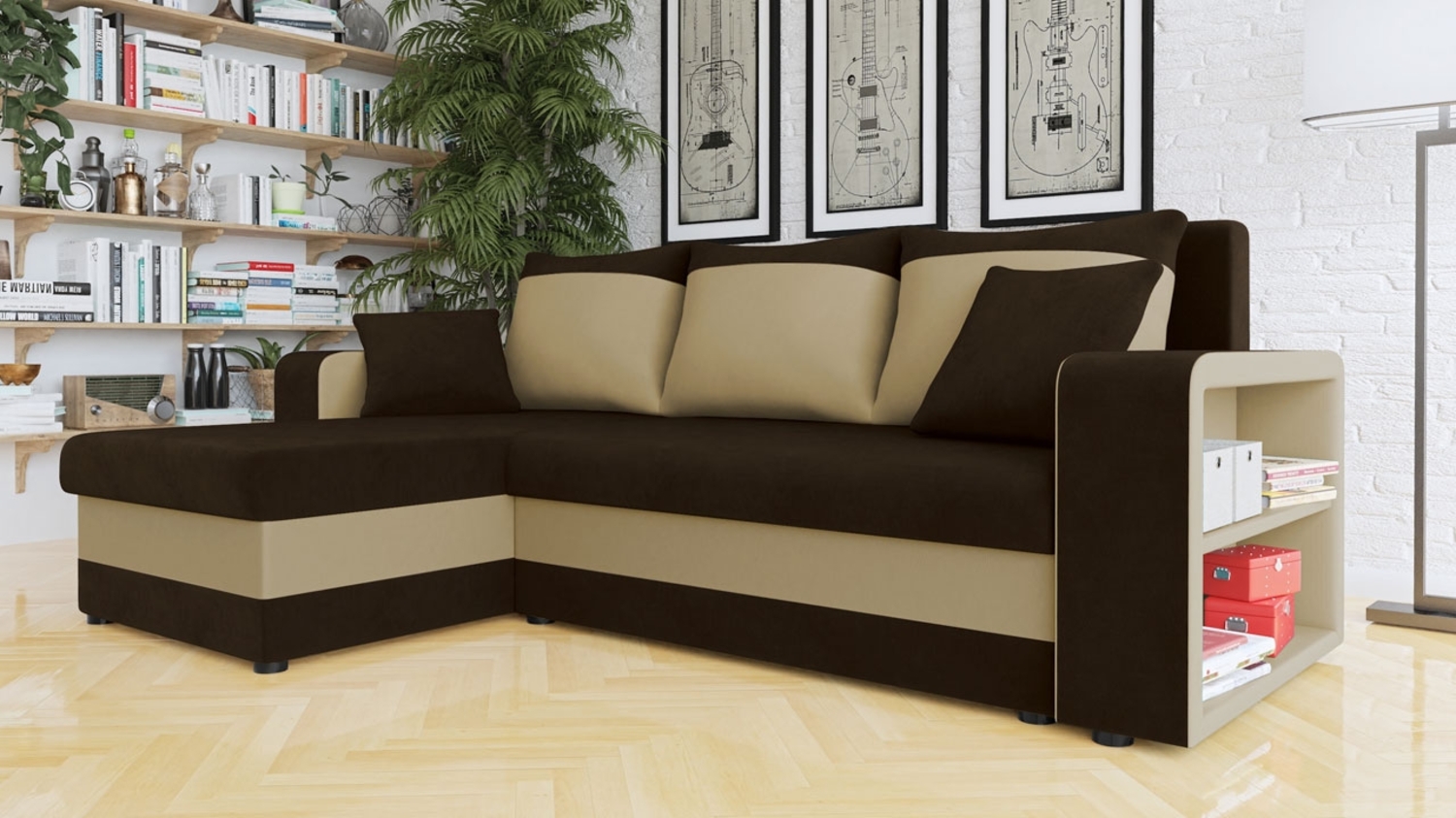 Ecksofa Fano, Farbe: Casablanca 2307 + Soft 001 Bild 1