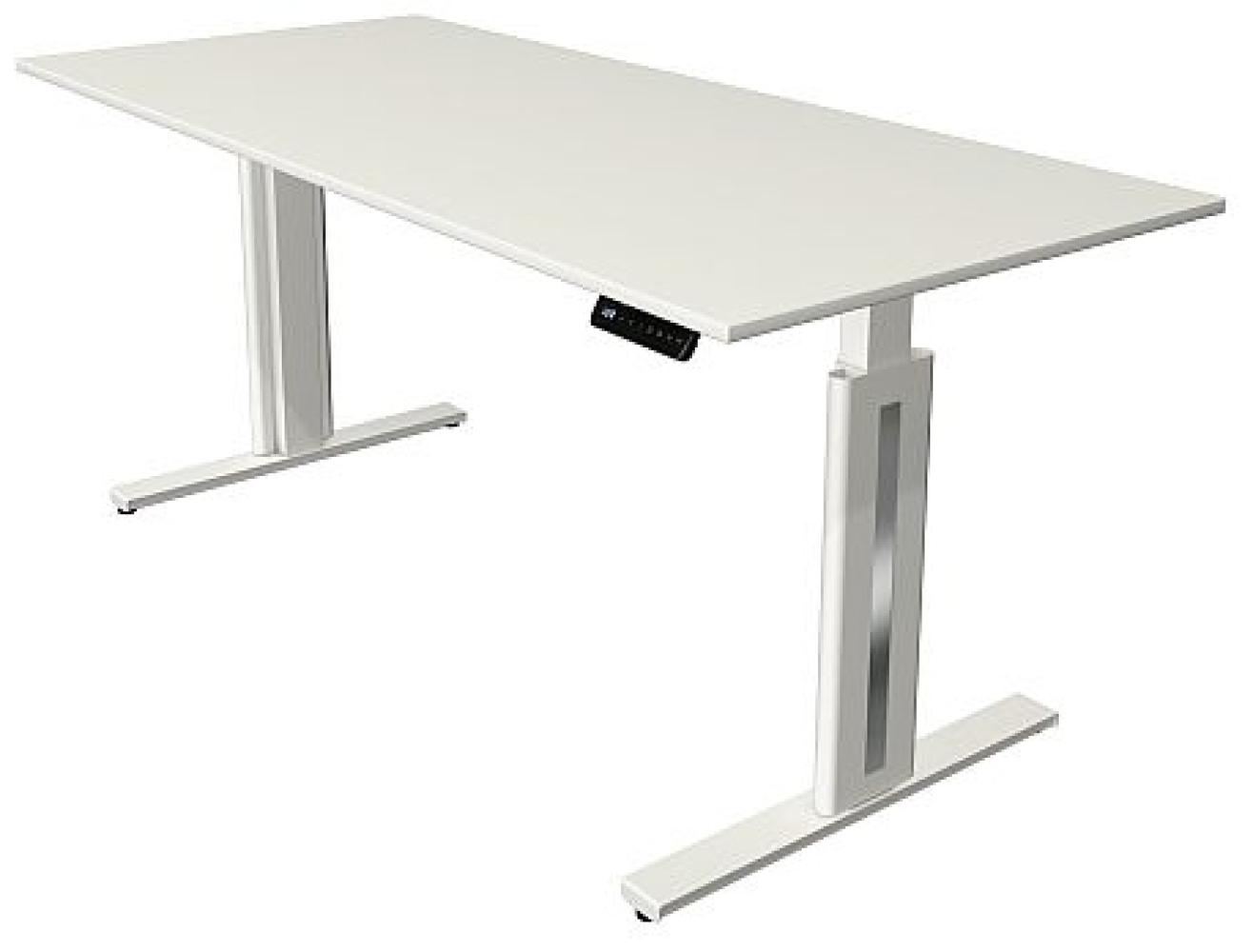 Kerkmann Move 3 Schreibtisch Steh und Sitztisch fresh (B) 180 x (T) 80 cm ahorn Bild 1