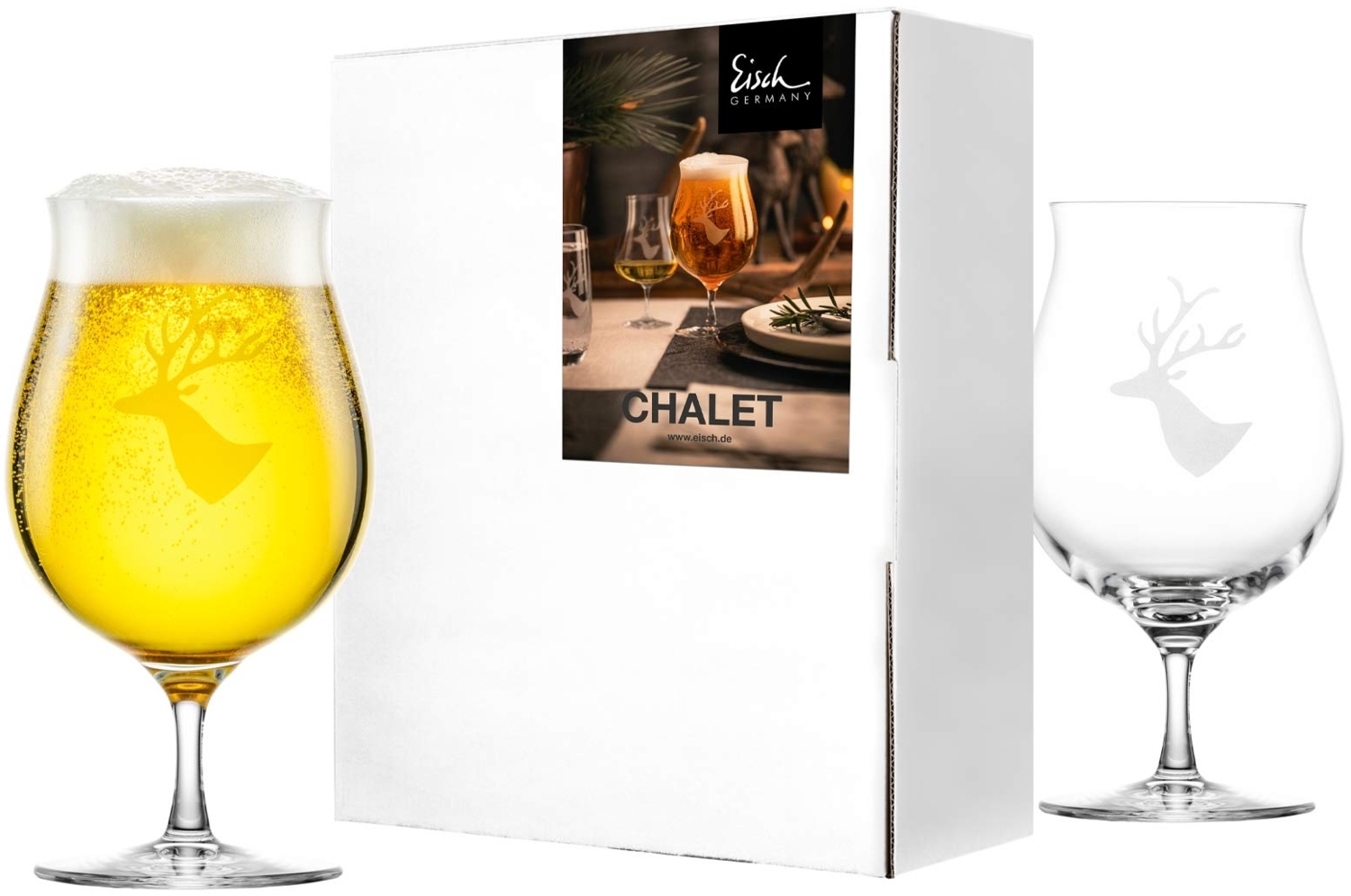 Eisch Chalet Bierglas 2er Set im Geschenkkarton Bild 1