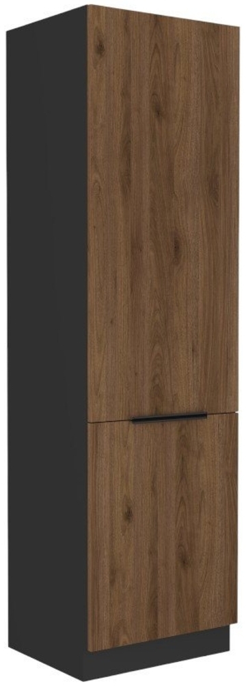 ROYAL24_MARKT Hochschrank - Maximale Stauraumlösung für Ihre Küche (Küchenschranken, 1-St, Premium - 60 DK-210 2F – MONZA) Edle Stoffe - Eleganter Look - Hohe Güte Bild 1