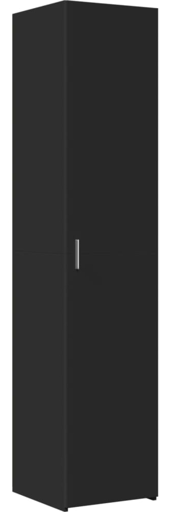 vidaXL Highboard Schwarz 40x42,5x185 cm Holzwerkstoff 3281400 Bild 1