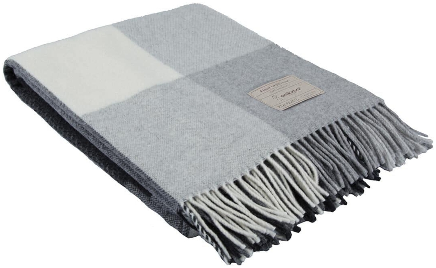 eskimo Lammwoll Plaid Mürren | 130x180 cm | perla Bild 1