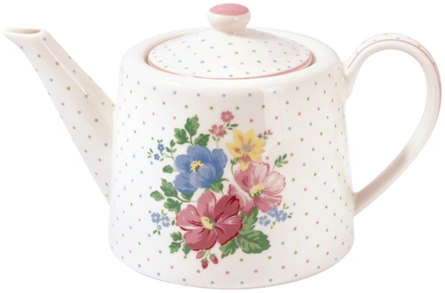 Greengate Teekanne Josefina white Bild 1