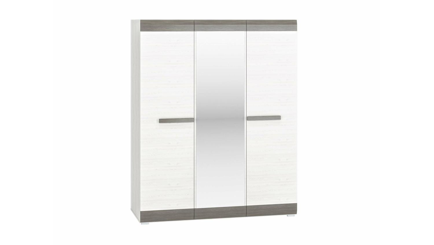 Stylefy Keno Drehtürenschrank I Schneekiefer New Grey Bild 1