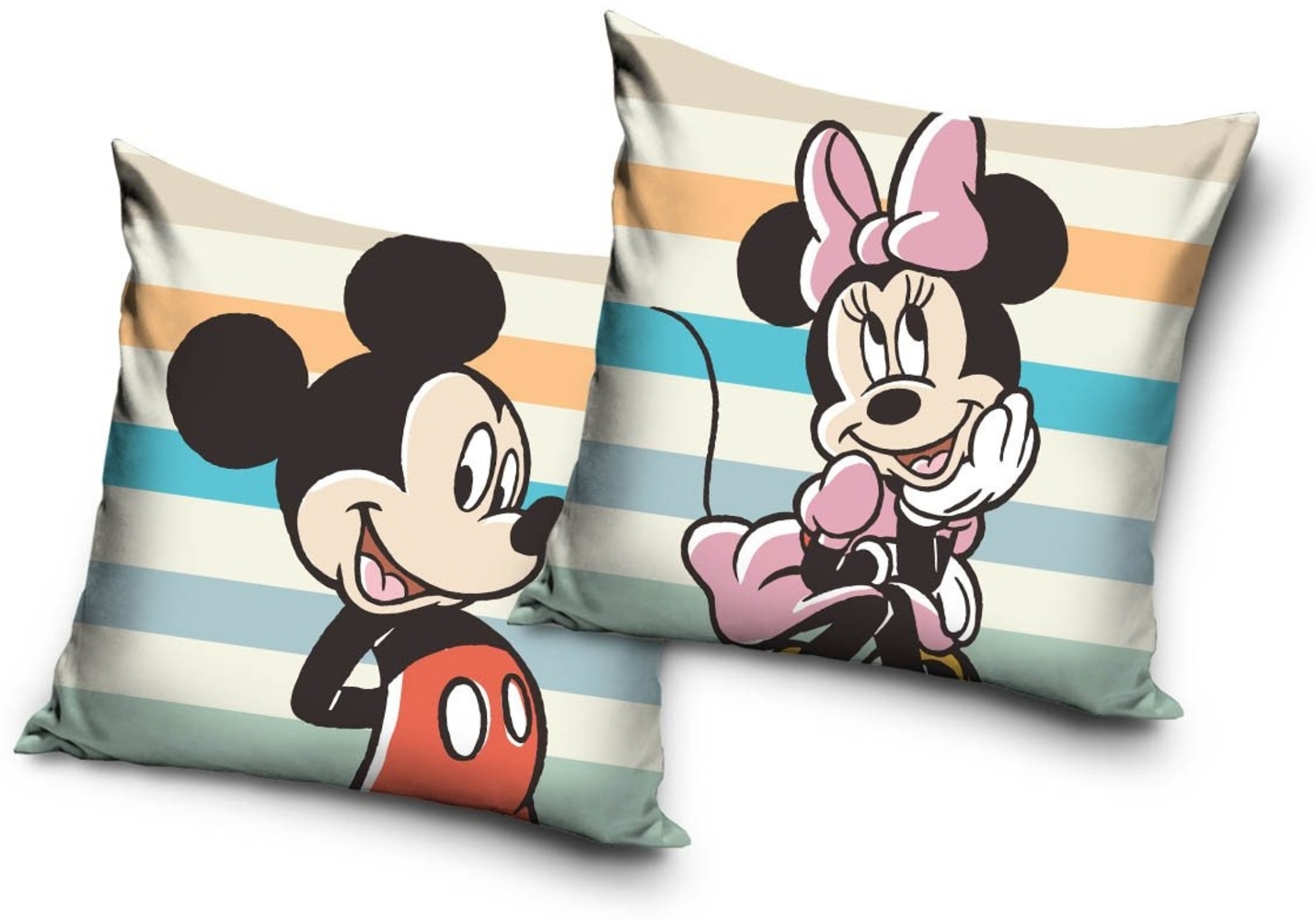 Disney Dekokissen Mickey Mouse Velour Kissen Dekokissen 40 x 40 cm Bild 1