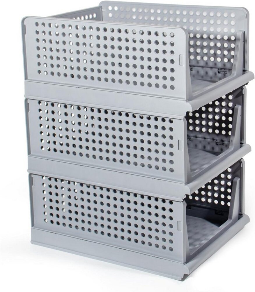 Zedelmaier Organizer Schrank-Organizer Kleiderschrank Schublade faltbare Aufbewahrungsbox (Set, 3 St, Set of 3), Klappbar und Stapelbar Aufbewahrungsbox Bild 1