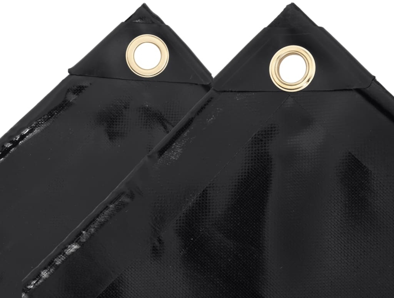 vidaXL Abdeckplane 650 g/m² 3x5 m Schwarz 151352 Bild 1