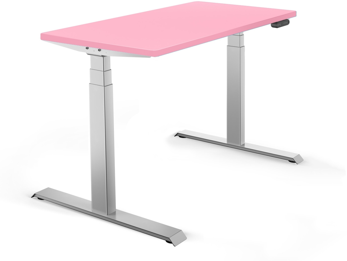 Schaff Elektrisch Höhenverstellbarer Schreibtisch REC | 140x60 cm | Pink Bild 1