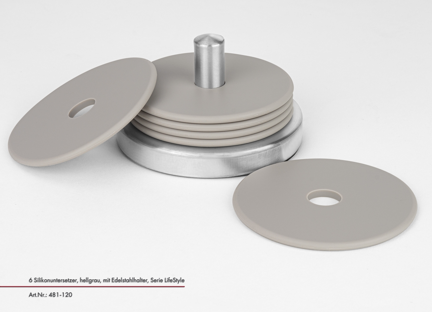 Untersetzer-Set JUSTINUS (BHT 10.50x7x10.50 cm) Bild 1