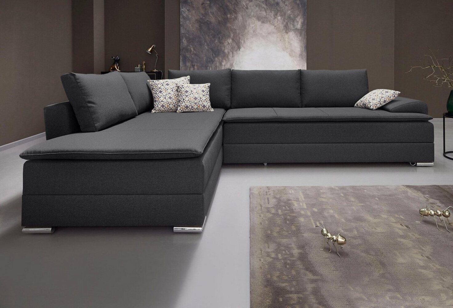 INOSIGN Ecksofa Night & Day L-Form, mit Boxspring Bettfunktion 180x200 cm, Dauerschläfer Bild 1