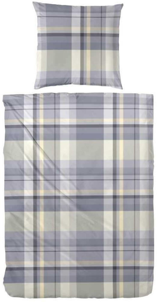 Hahn Edelflanell Bettwäsche Jonte 155x220 cm + 80x80 cm Bild 1