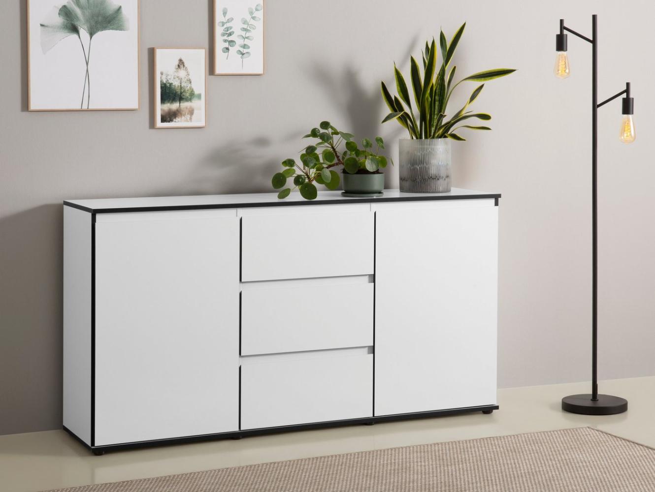 HELA Sideboard Ariana, mit angeschrägten Griffmulden, Breite 160 cm Bild 1