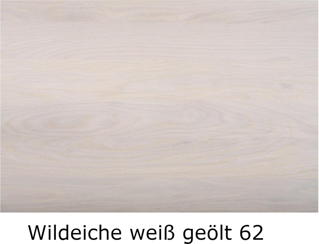 Dico Massivholz Kommode Select, Wildeiche, 3 Schubladen 62 Wildeiche weiß geölt Bild 1