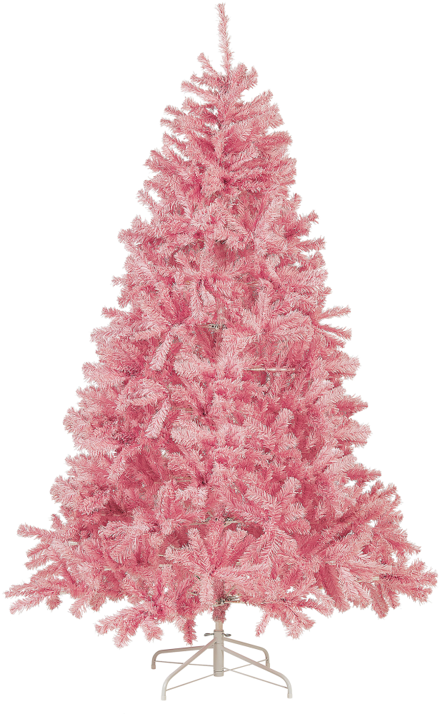 Künstlicher Weihnachtsbaum 210 cm rosa FARNHAM Bild 1