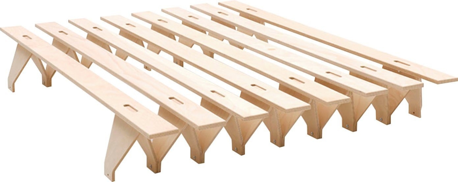 Tojo Futonbett lieg, reduziertes Design, in mehreren Breiten, erweiterbar zum Familienbett Bild 1