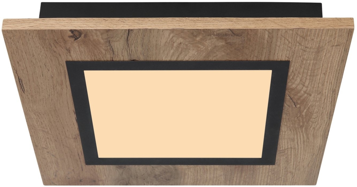 GLOBO LIGHTING LED Deckenleuchte LEA, LED fest integriert, Warmweiß, Deckenlampe/Wohnzimmer/Schlafzimmer/modern/Holz Bild 1
