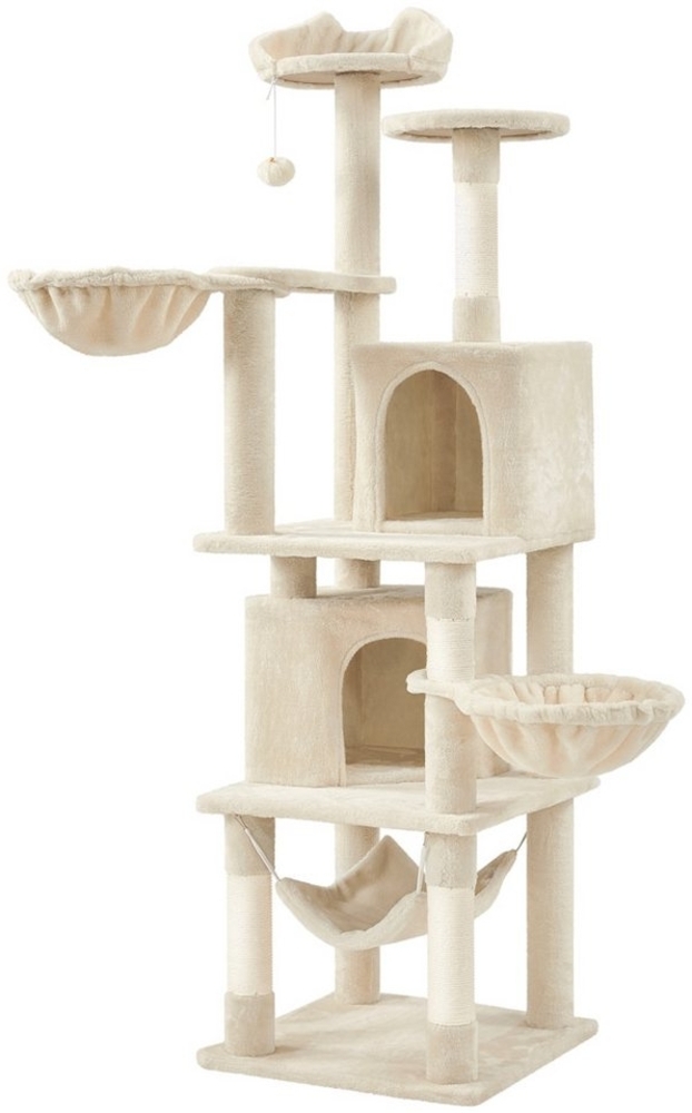 Yaheetech Kratzbaum, XXL Katzenkratzbaum 175 cm deckenhoch Bild 1