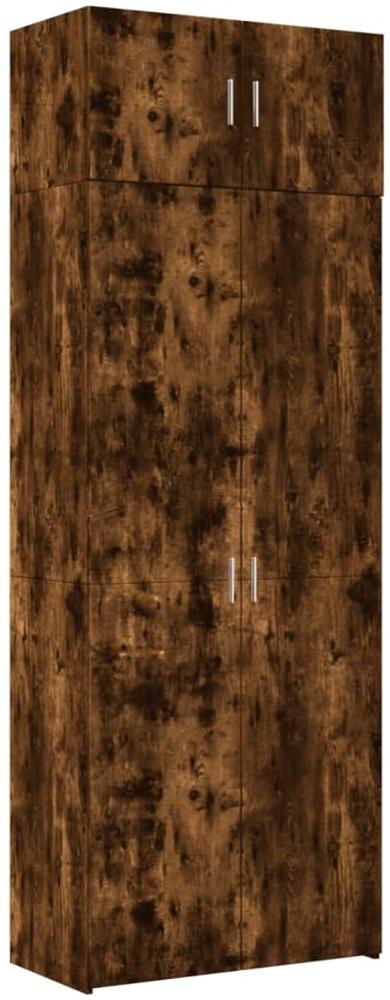 vidaXL Hochschrank Räuchereiche 80x42,5x225 cm Holzwerkstoff 3281354 Bild 1