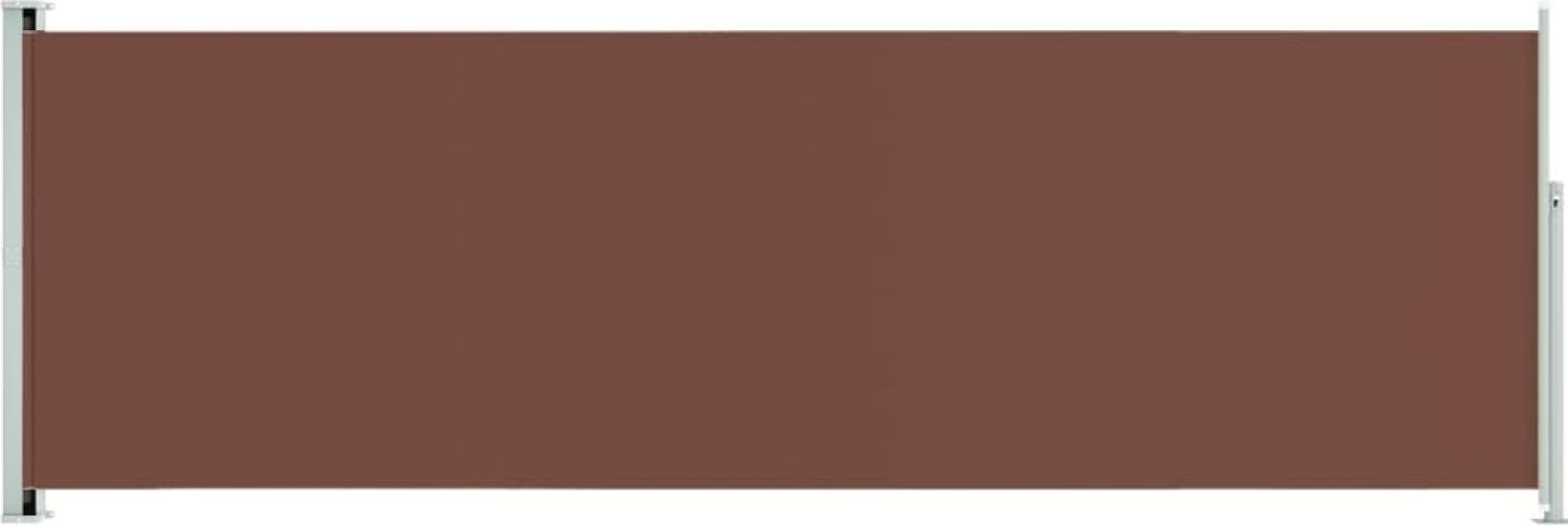 vidaXL Seitenmarkise Ausziehbar 200x600 cm Braun 317975 Bild 1