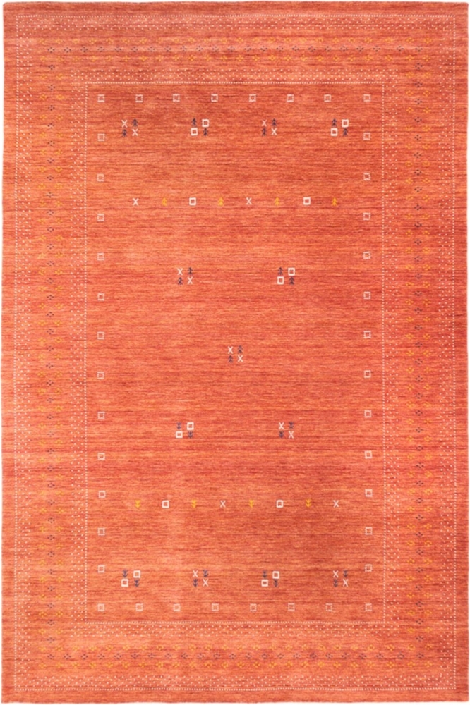 Morgenland Gabbeh Teppich - Loribaft Softy - LuxeWeave - rechteckig - 350 x 250 - Rot Bild 1