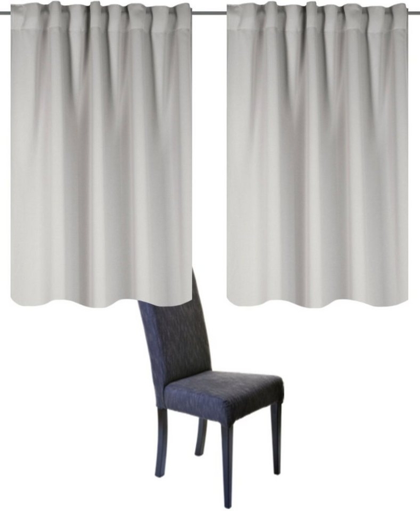 Home Basics Vorhang BLACKY, Multifunktionsband (2 St), verdunkelnd, 2er Pack Kombibandschal BLACKY Uni Bild 1