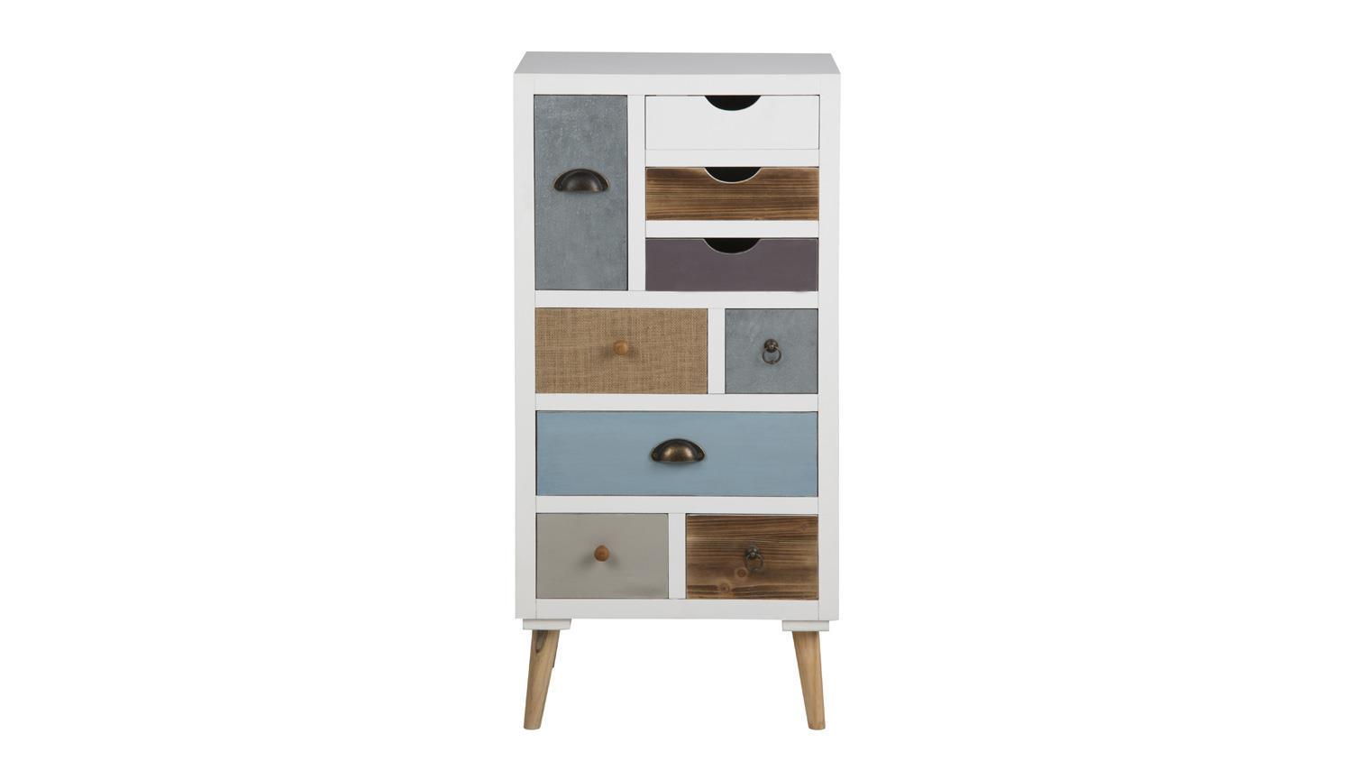 'Thames' Highboard bunt/ weiß Bild 1