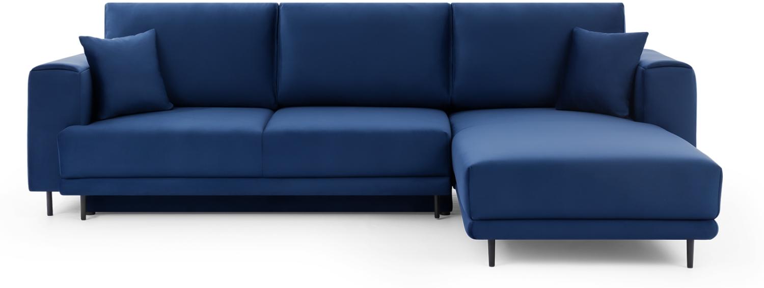 ELTAP 'Dalia' Ecksofa, Royalblau, 95 x 190 x 289 cm, Rechts Bild 1