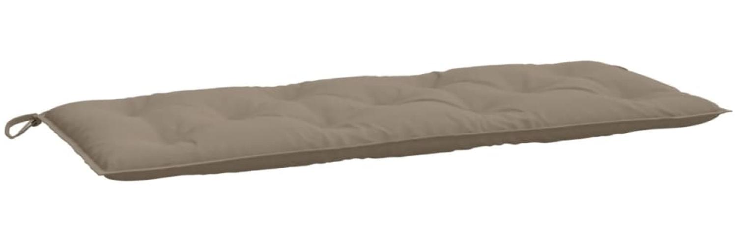 vidaXL Gartenbank-Auflage Taupe 120x50x7 cm Oxford-Gewebe 361591 Bild 1