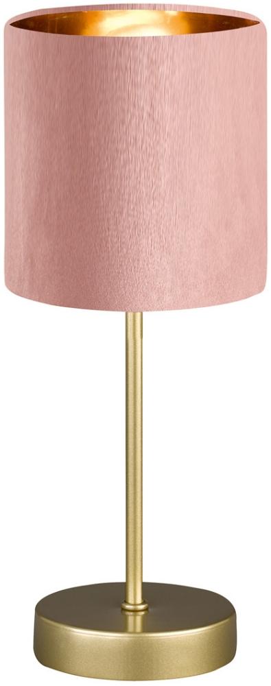 Fischer & Honsel 50493 Tischleuchte Aura Goldfarben Rosé E14 34cm Bild 1