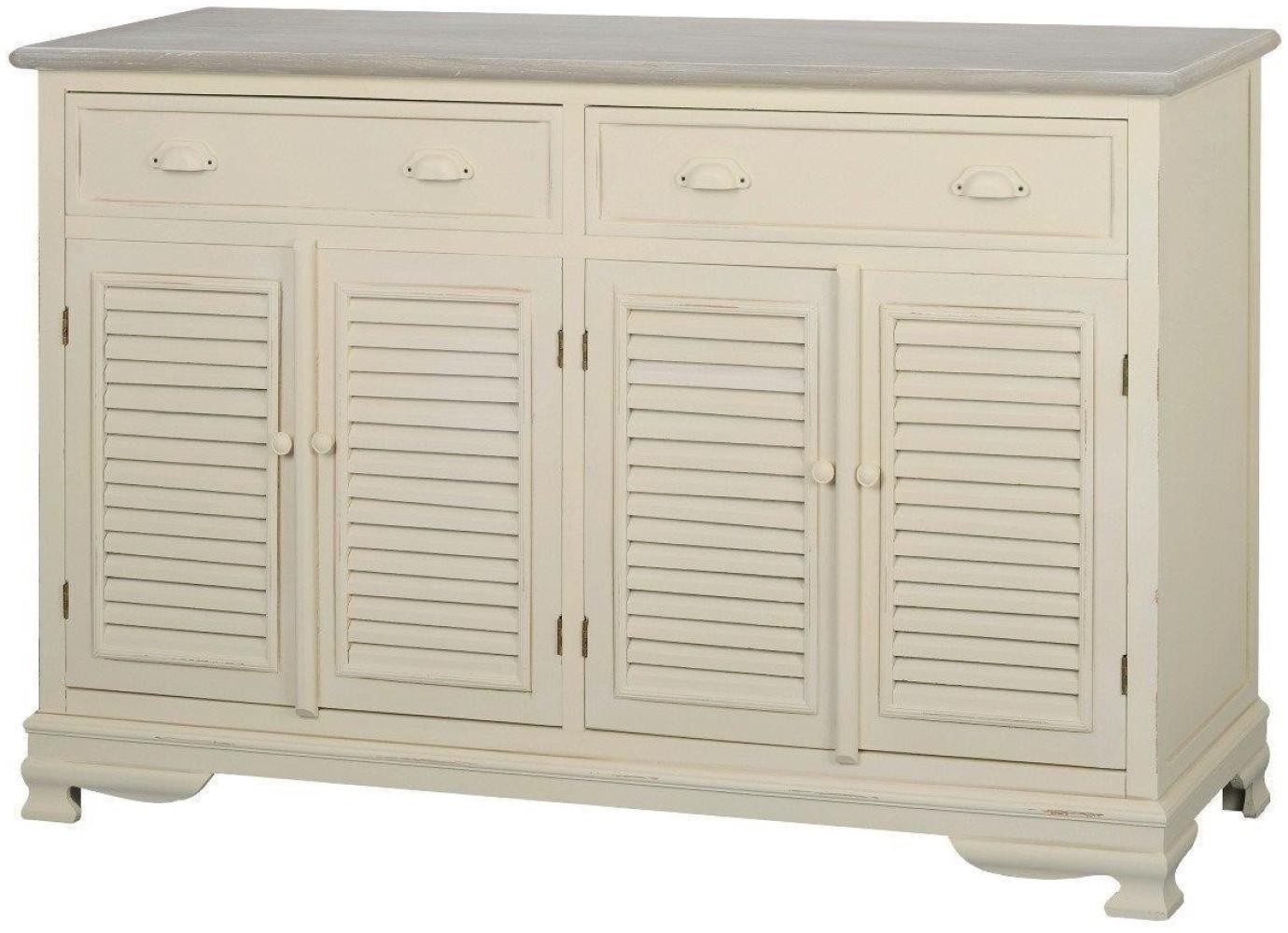 Livin Hill Kommode Pesaro Creme, hellbraune Spitze PE08 Bild 1