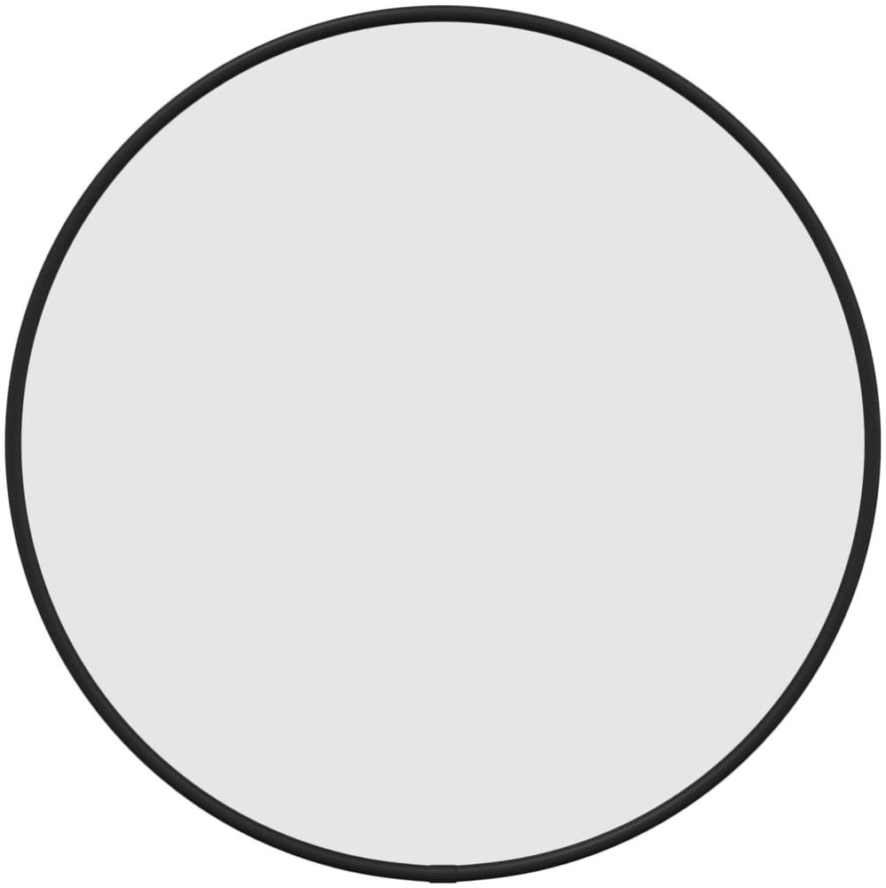 vidaXL Wandspiegel Schwarz Ø 40 cm Rund 348185 Bild 1
