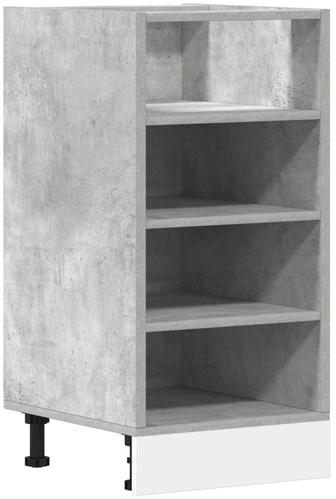 vidaXL Unterschrank Riga Betongrau 40x44,5x81,5 cm Holzwerkstoff 854205 Bild 1