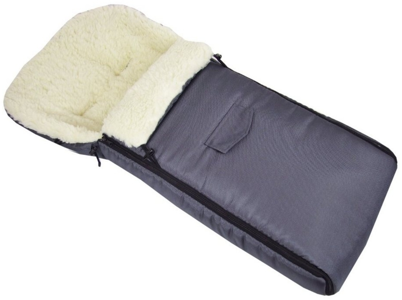 BambiniWelt by Rafael K. Fußsack Winterfußsack Babyfußsack Fußsack Kinderwagen Wolle universal 108cm, universal Bild 1