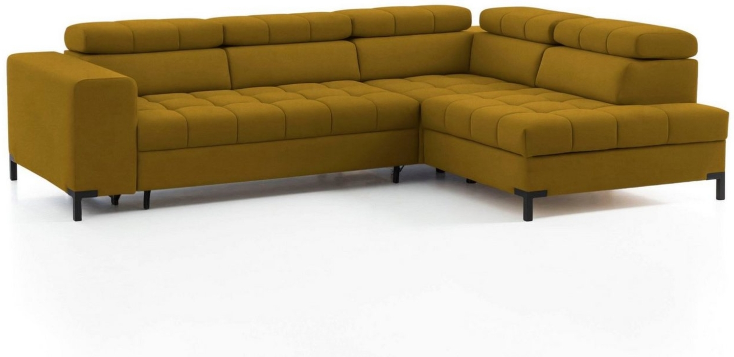 exxpo - sofa fashion Ecksofa Bocco, hochwertige Verarbeitung, toller Sitzkomfort, bequem, L-Form, wahlweise mit Bettfunktion u. Bettkasten, inkl. Kopfteilverstellung Bild 1