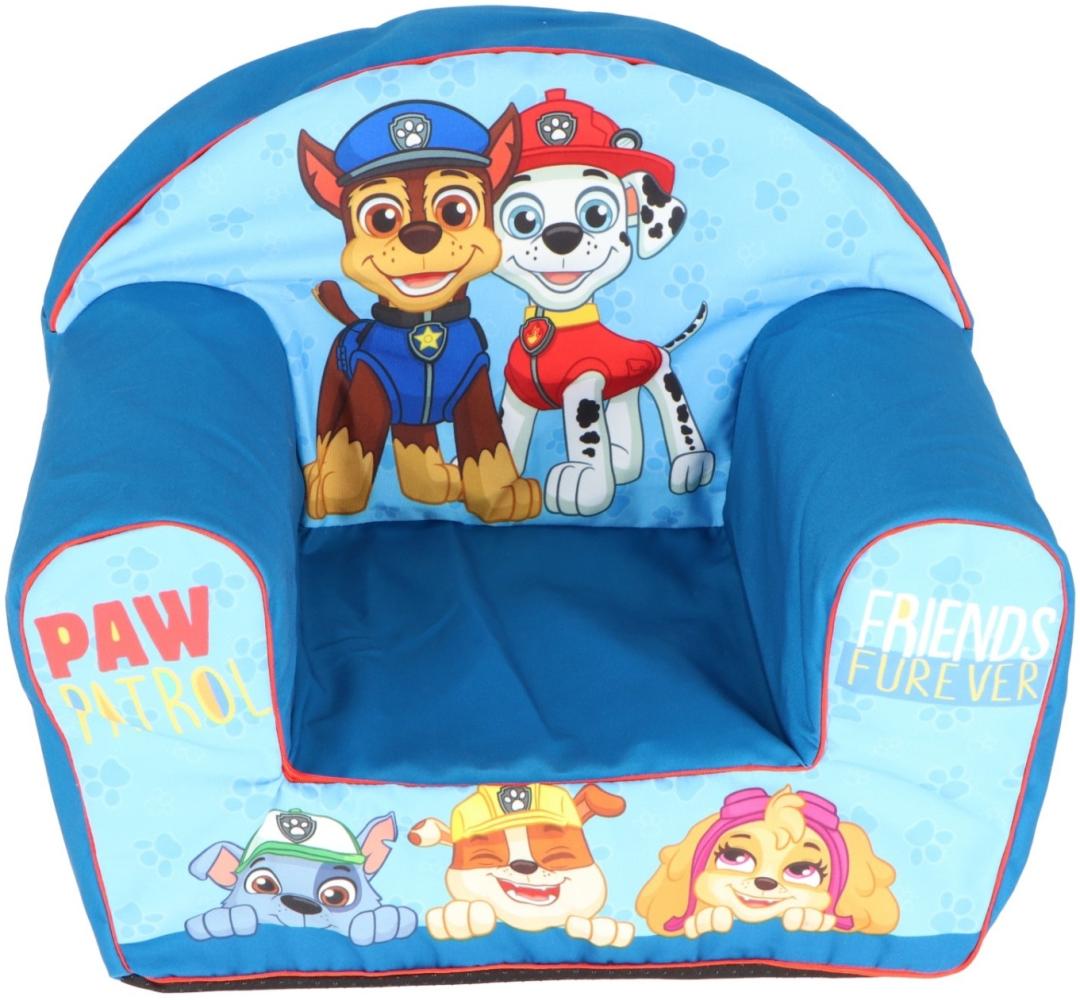 Paw Patrol Kinder Sessel Kinderstuhl Kindersofa – Gemütlicher Rückzugsort für Fans der Pfoten-Helden Bild 1