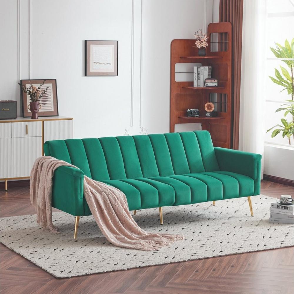 Merax Schlafsofa, mit Bettfunktion,Bettsofa,Klappsofa,Gästebett Bild 1