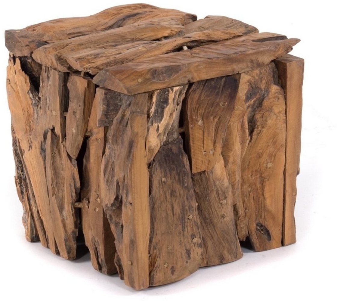 DESIGN DELIGHTS Hocker SITZBOX "Holz massiv 30", 30x30x30 cm, Holz massivholz, Sitzhocker Bild 1