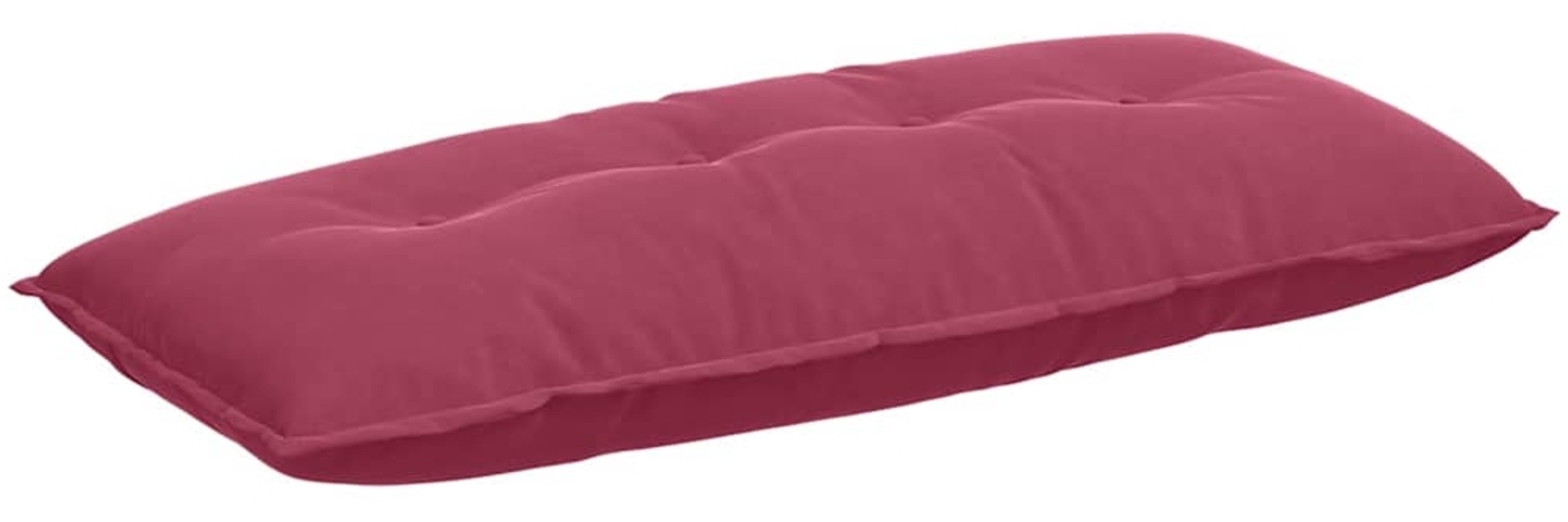 vidaXL Rückenkissen Weinrot 120 x 50 cm Cordstoff 42014809 Bild 1