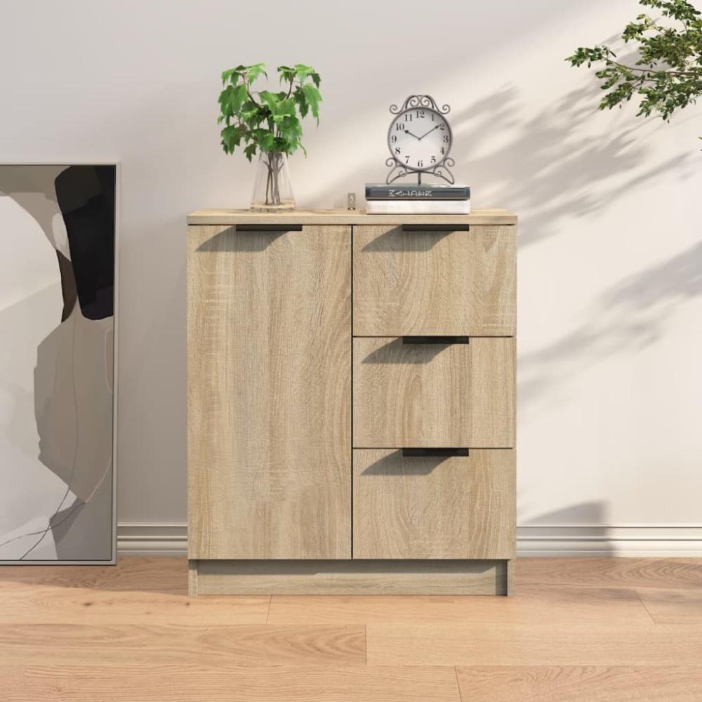 Sideboard Sonoma-Eiche 60 x 30 x 70 cm Holzwerkstoff [811082] Bild 1