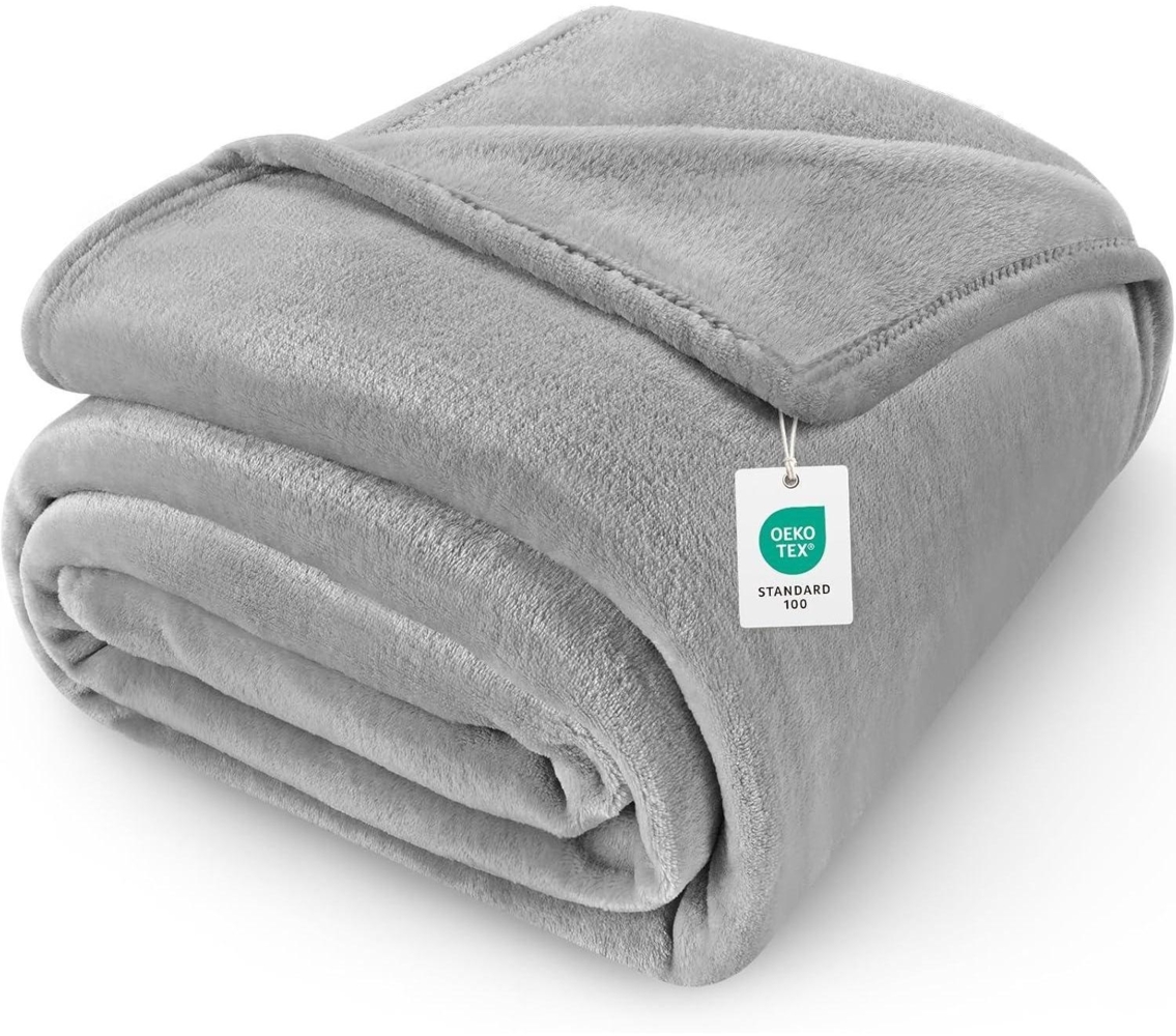 Kuscheldecke Kinder Bettdecke Flauschig FleeceDecke 550GSM 230x240cm Bild 1