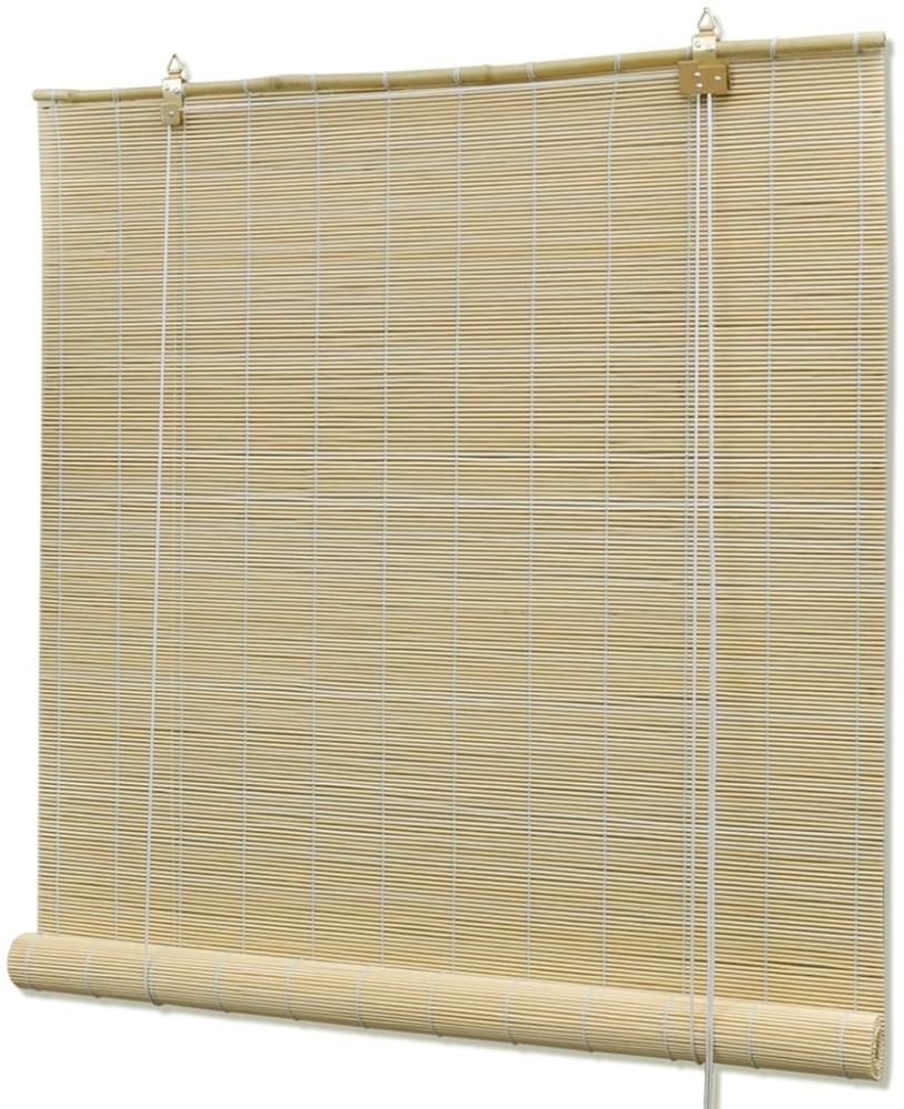 vidaXL Bambusrollo, Beige, 140x160 cm, 1 Rollo Bild 1