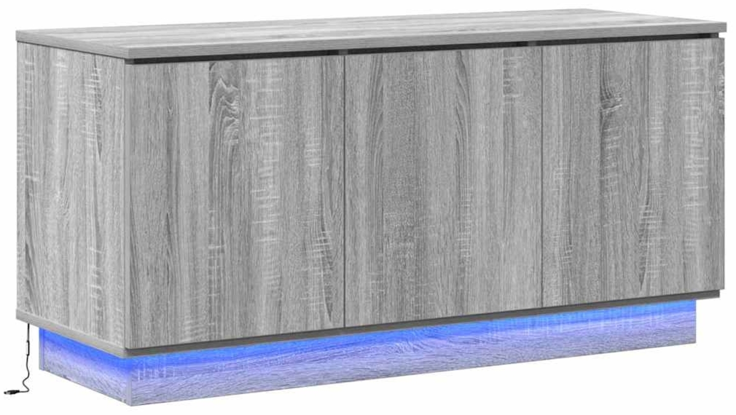 vidaXL TV-Schränk Graues Sonoma 100 x 38 x 49 cm Holzwerkstoff 869671 Bild 1